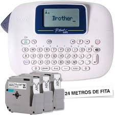 ROTULADORA  BRANCA C/ 3 FITAS 8M | PTM95WTBP | BROTHER