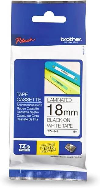 FITA 18MM PRETO SOBRE BRANCO | TZE-241 | BROTHER
