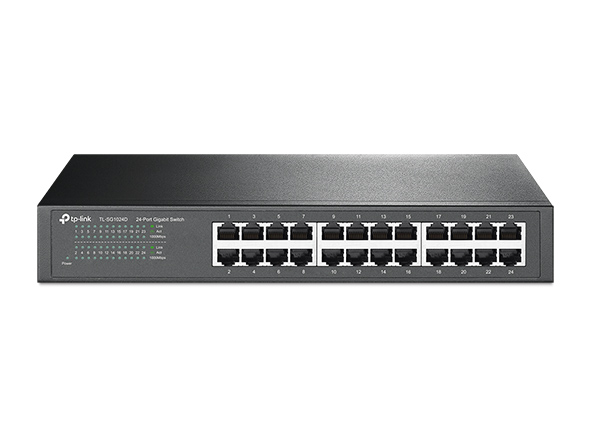SWITCH GIGABIT DE MESA OU RACK 24 PORTAS | TL-SG1024D | TP LINK