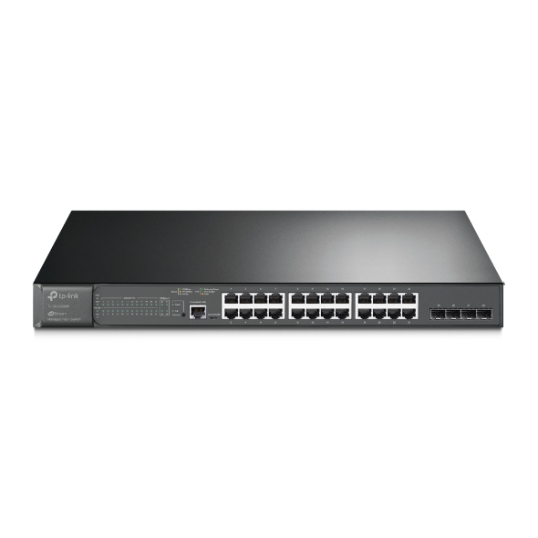 SWITCH GERENCIÁVEL GIGABIT L2+ 28 PORTAS COM 24 PORTAS POE+ JETSTREAM | SG3428MP | TP-LINK